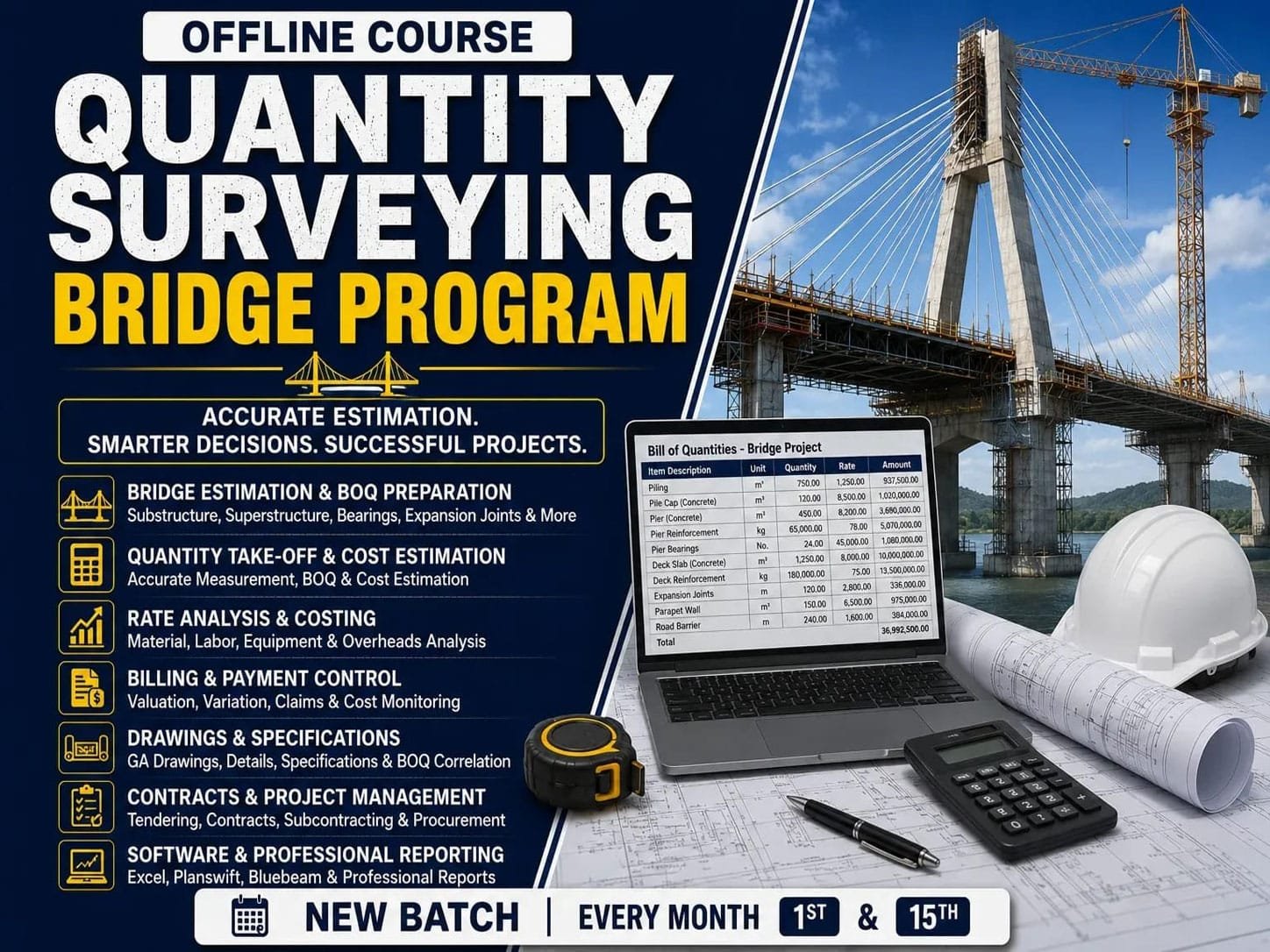 Quantity Surveying Bridge